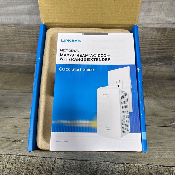Linksys Max Stream AC1900 Wifi Range Extender Untested As Is - Picture 6 of 9